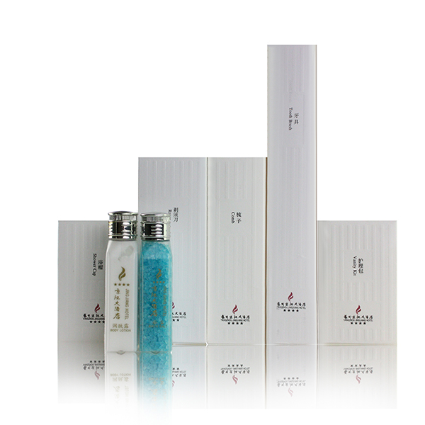 Comodidades de hot&eacute;is cosm&eacute;ticos de luxo