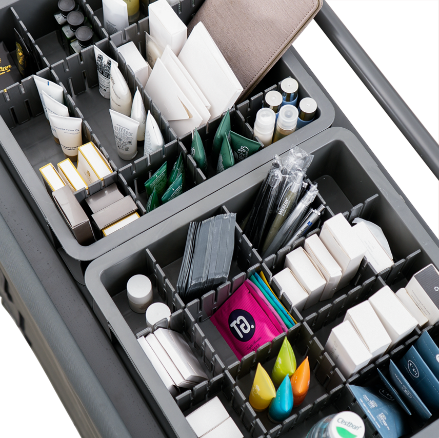  Carrinho de limpeza dobr&aacute;vel 