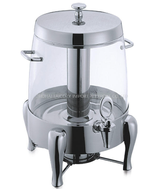 Você está familiarizado com algumas informações específicas sobre o dispensador de suco quente frio transparente para PC buffet em aço inoxidável 304?