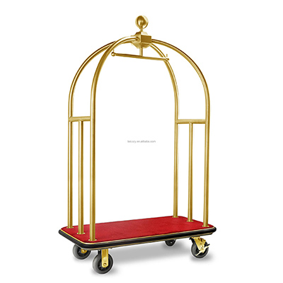 Carrinho de bagagem de metal para lobby de hotel: uma ferramenta fundamental para melhorar a qualidade do serviço hoteleiro