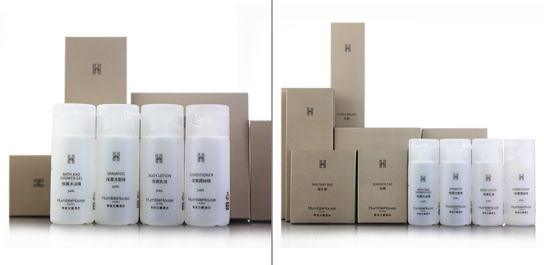 Kit de amenidades de higiene pessoal para hospitalidade