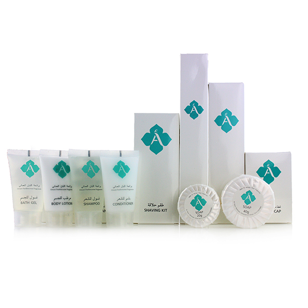 Amenidade descart&aacute;vel de hotel 5 estrelas