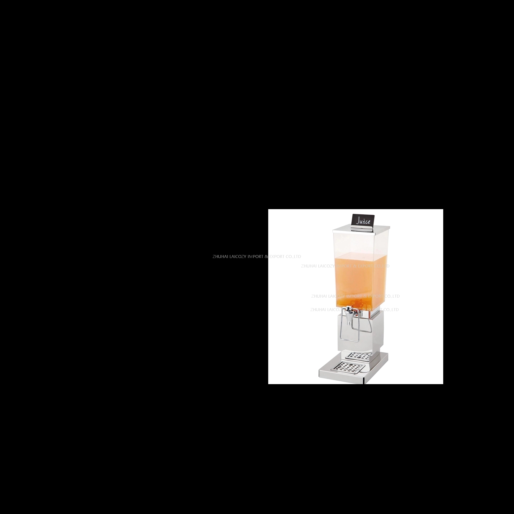 O Código do Suco Gosto Bom - Através da Exibição do Material Transparente da Máquina de Suco