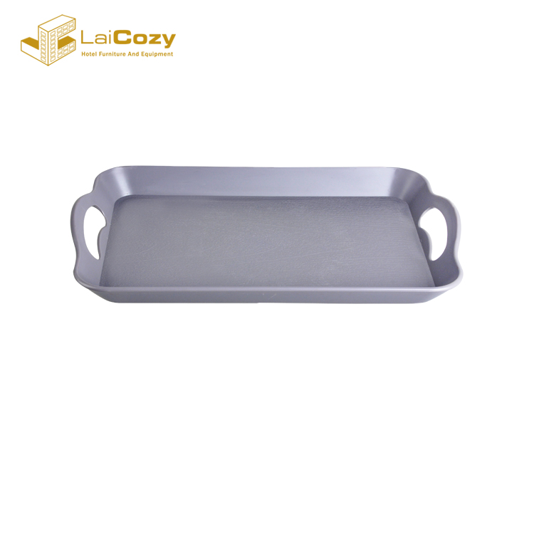 Bandeja de servir retangular em PP