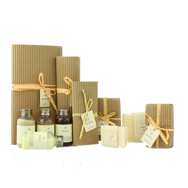 Conjunto de comodidades de mini hotel