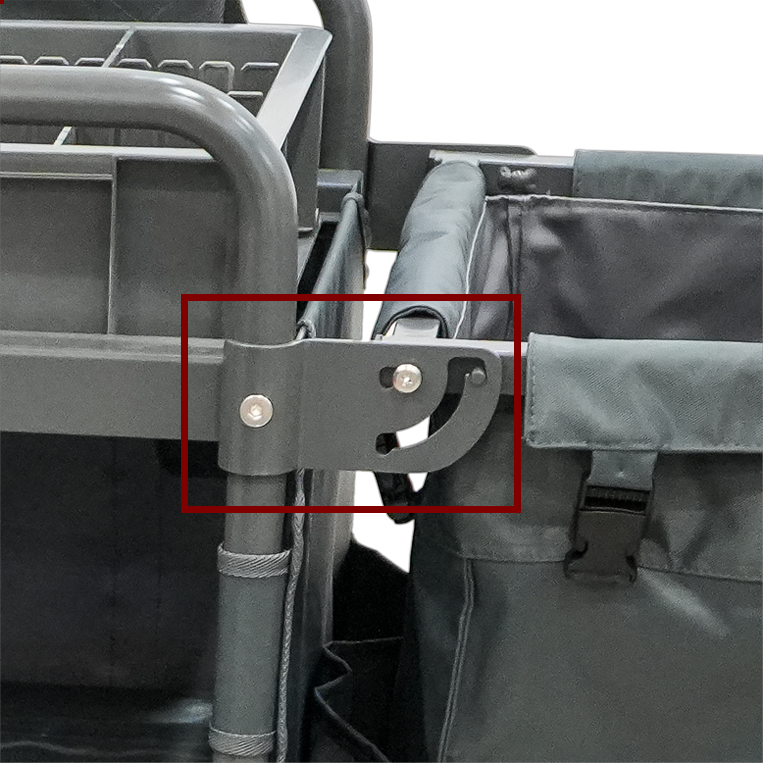 carrinho de quarto de hotel