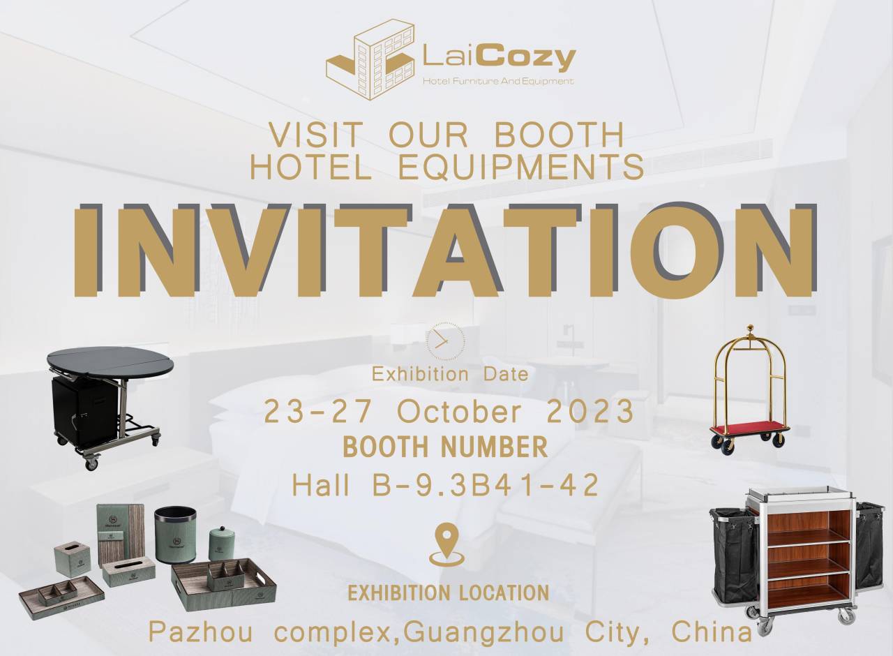134ª Feira de Outono de Cantão: seu fornecedor profissional de equipamentos hoteleiros