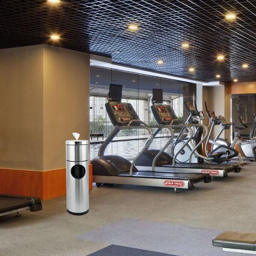 Onde estão as diferentes lixeiras usadas no Hotel??