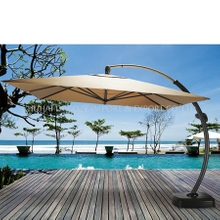 Guarda-chuva de alumínio de luxo ao ar livre para piscina