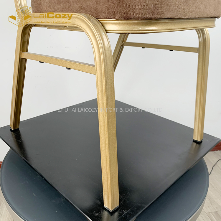Cadeira de restaurante de tubo quadrado de alumínio personalizada especial moderna 