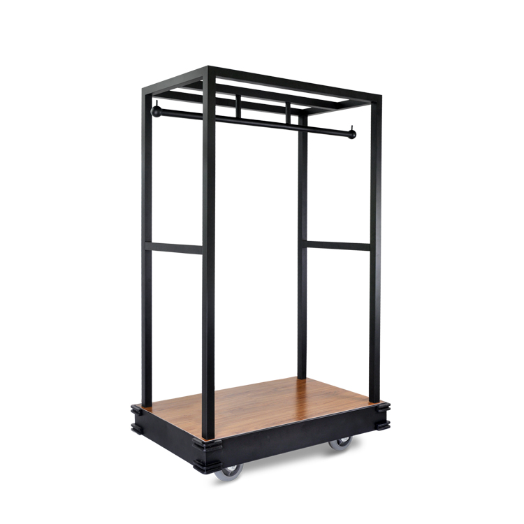 carrinho de bagagem com design de formato quadrado