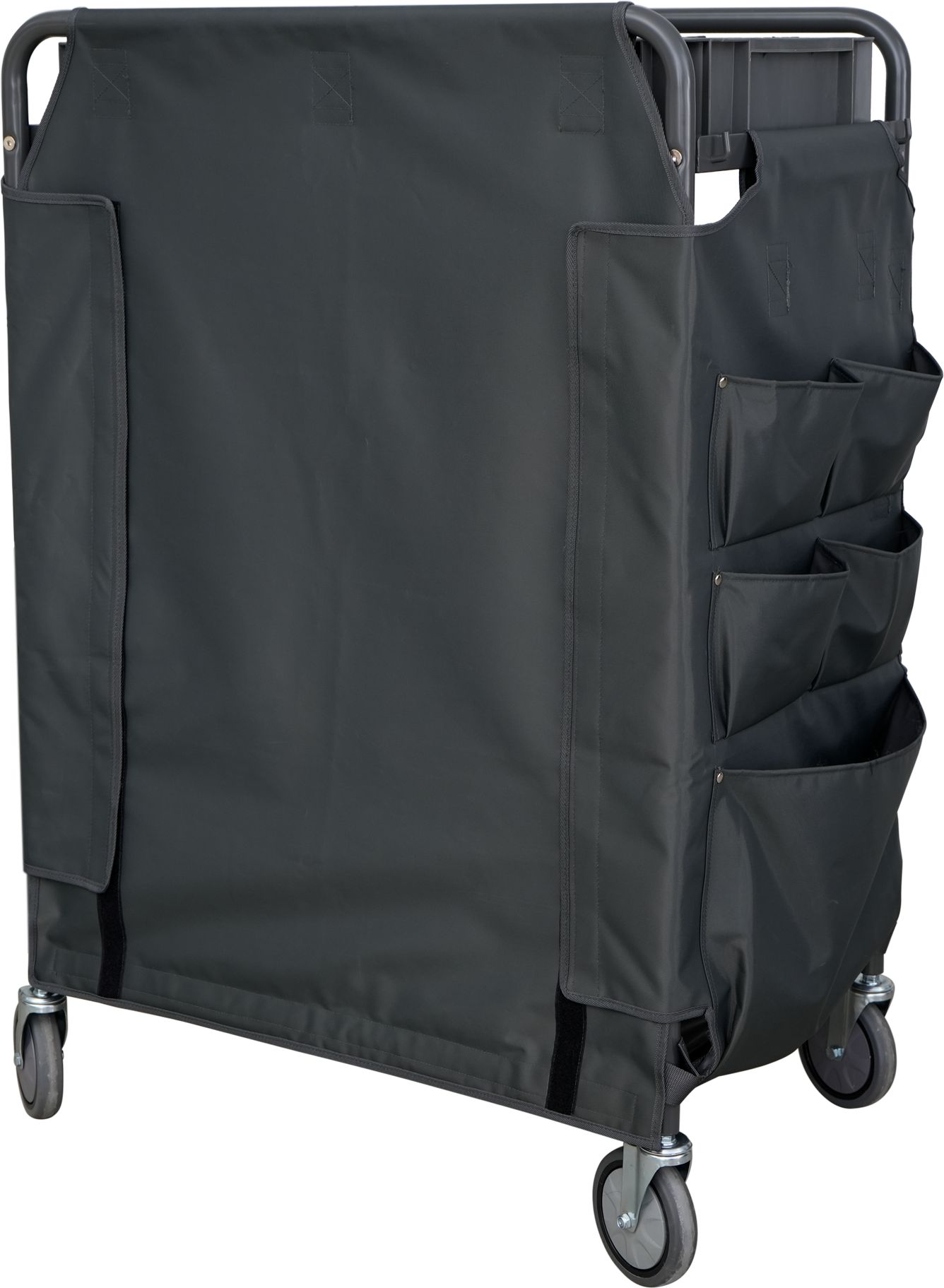 carrinho de limpeza de quarto de hotel