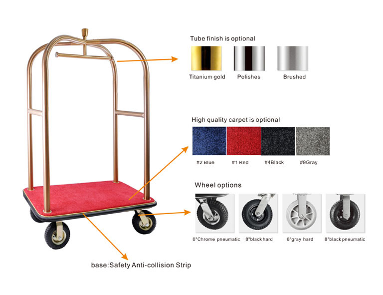 carrinho de bagagem exclusivo