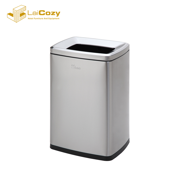 Lixeiras internas de a&ccedil;o inoxid&aacute;vel para hot&eacute;is